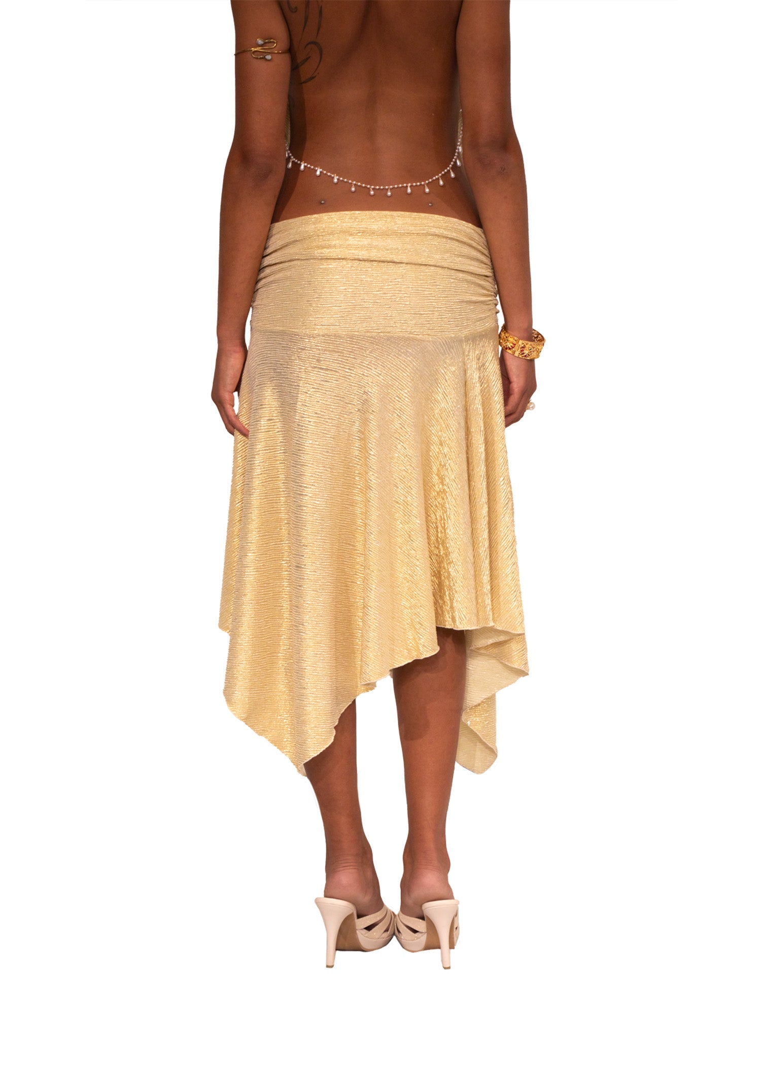 Seraphina Ruched Midi Skirt